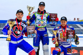 Победителем Финала №3 по Ледовому спидвею стал Никита Богданов