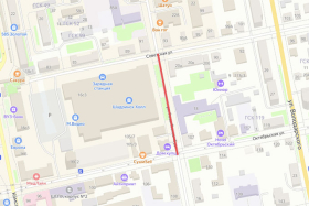 Квартал в районе ДДЮ «Ритм» закроют для движения транспорта