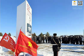 В Шадринске открыли стелу в честь главы внешней разведки военных лет Павла Фитина