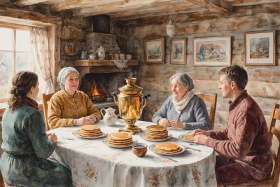 Масленичный календарь: «Золовкины посиделки». День родственного сближения и женского общения