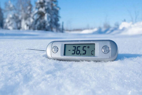 Морозы не отступают: В селе Памятное ночью зафиксировали –36,5