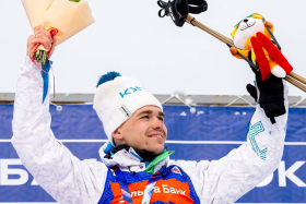 Уроженец Далматово Алексей Вагин выиграл спринт на этапе Кубка России по биатлону