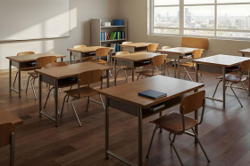 Из-за низкой температуры часть школьников первой смены остаются дома