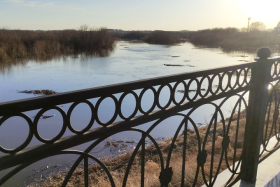 В реке Исеть на территории Шадринска уровень воды продолжает подниматься