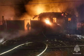 В селе Мальцево при пожаре погиб мужчина