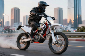 Движение на питбайке в городе строго запрещено