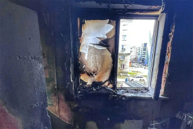 Причиной пожара в Кургане могла стать непотушенная сигарета