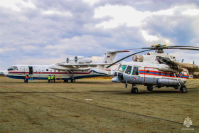 Авиация МЧС России прибыла в Курганскую область для защиты от пожаров