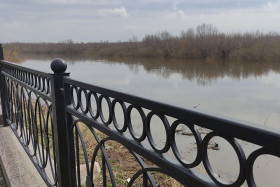 В Кургане продолжается рост уровня воды в Тоболе