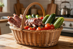 За неделю в Курганской области выросли цены на колбасу, свежие огурцы и помидоры