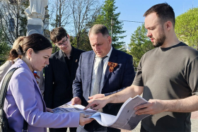 Глава города на месте ознакомился с финальным проектом благоустройства "Преображенского квартала"