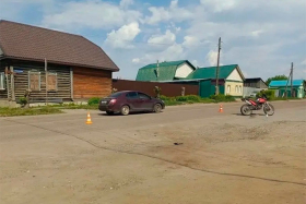 В Шадринске нетрезвый водитель сбил несовершеннолетнего мотоциклиста