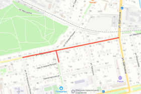 Часть улицы Ефремова вновь закрыта для движения транспорта