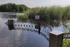 Паводковая обстановка в Курганской области: в Шадринске вода спадает, выше по течению — подъём