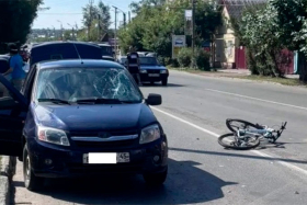 В Шадринске нетрезвый велосипедист стал виновником ДТП